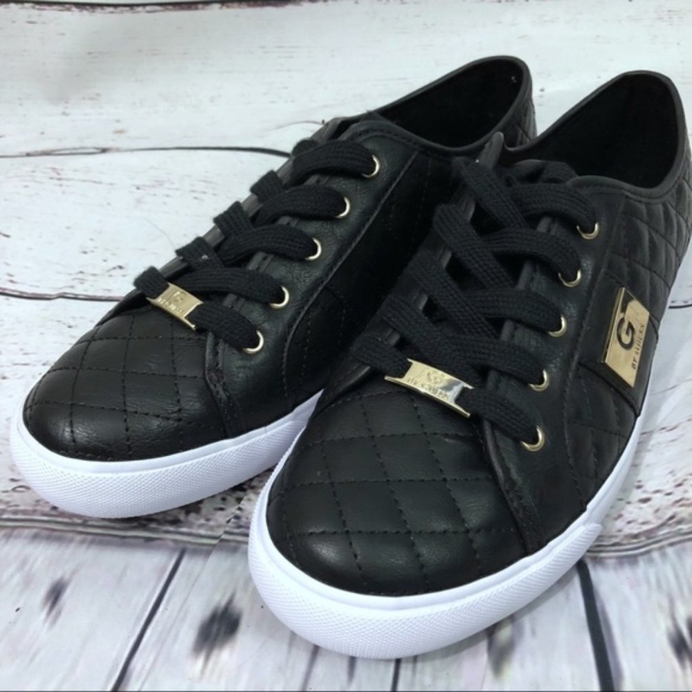 GUESS GBG LA Lace-Up Quilted Sneaker